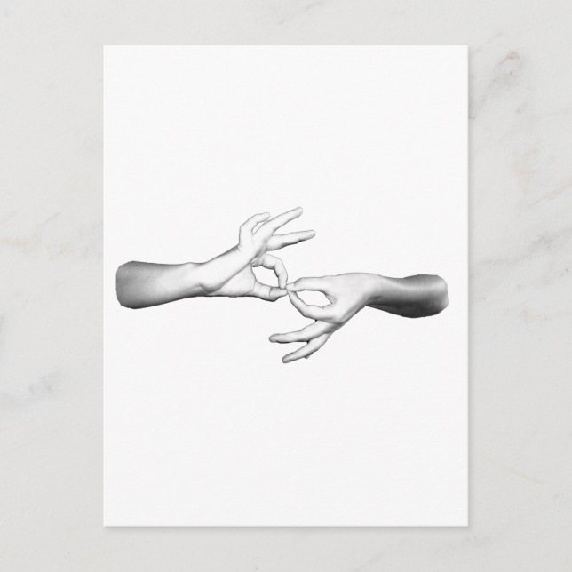 Asl-Interpret Postkarte (Vorderseite)