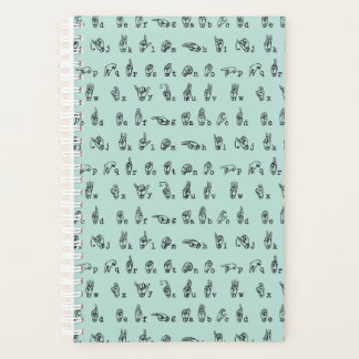 ASL Jade // American Sign Language Alphabet Planer