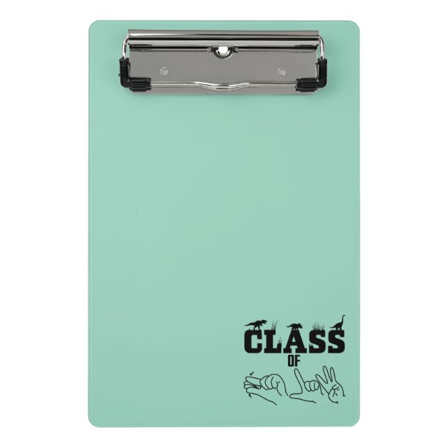ASL - Klasse 2026 - Abschluss ASL Design Mini Klemmbrett (Vorderseite)