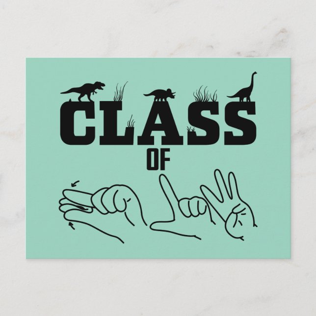 ASL - Klasse 2026 - Abschluss ASL Design Postkarte (Vorderseite)