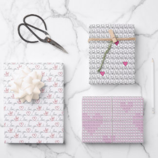 ASL Liebe Geschenkpapier Set