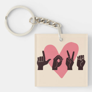 ASL Liebe IV - Valentinstag Schlüsselanhänger