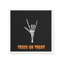 ASL Skeleton ILY Hand-Trick oder Treat!
