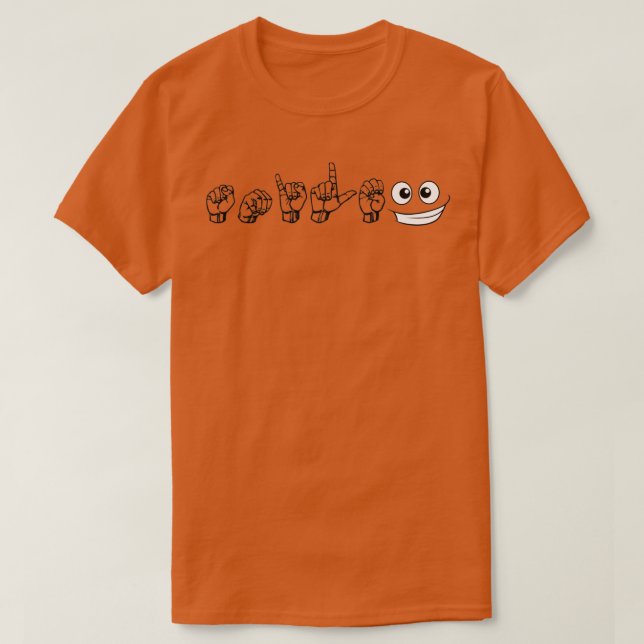 ASL Smile T-Shirt (Design vorne)