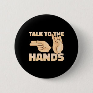 ASL sprechen Sie mit der amerikanischen Gebärdensp Button