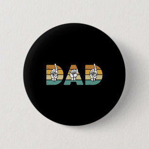 ASL Vater American Sign Language Deaf Awareness Su Button