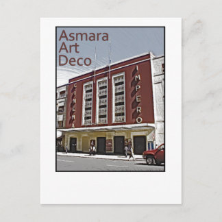 Asmara Art Deco - Cinema Impero Postkarte