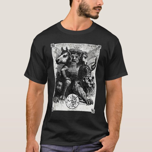 Asmoday Asmodeous Asmodai Devil Goetia Devil Princ T-Shirt (Vorderseite)