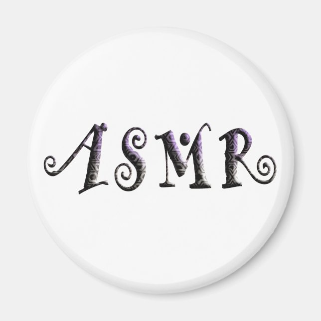 ASMR-3D-Text Magnet (Vorne)