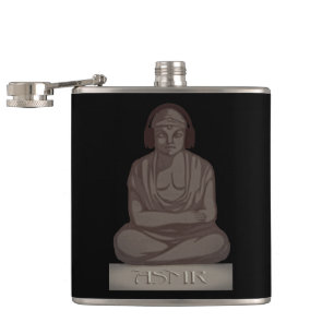 ASMR Buddha Flachmann