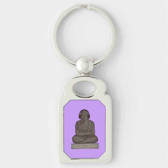 ASMR Buddha Schlüsselanhänger (Vorderseite)