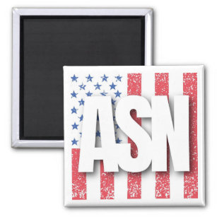 ASN - Nationale amerikanische Friedensflagge des S Magnet