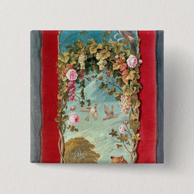 Äsops Fabel der Fox und die Trauben Button (Vorderseite)