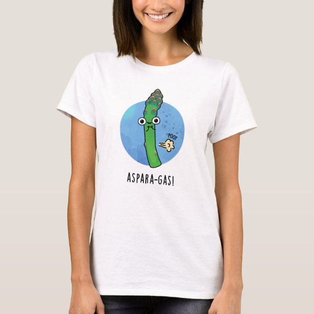 Aspara-Gas Funny Asparagus Veggie Pun T-Shirt (Vorderseite)