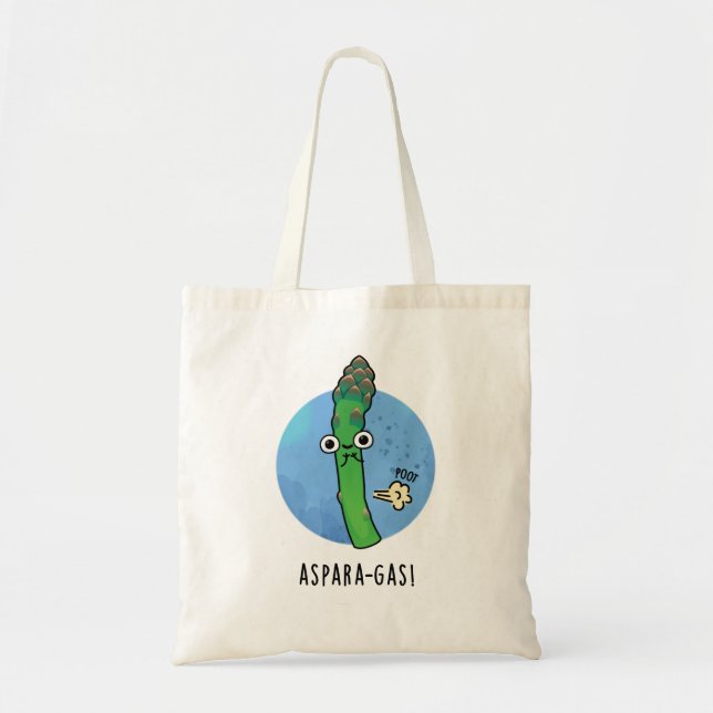 Aspara-Gas Funny Asparagus Veggie Pun Tragetasche (Vorne)