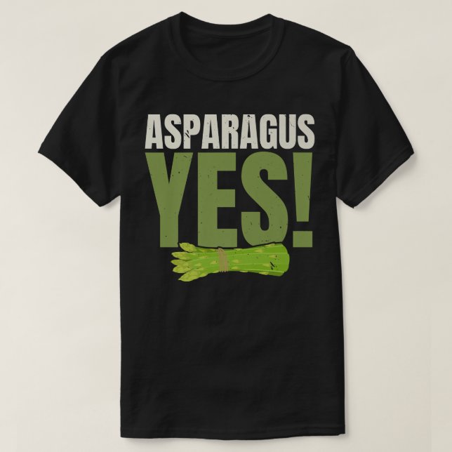 Asparagus Ja Garten Gemüse Gemüse Vegan T-Shirt (Design vorne)