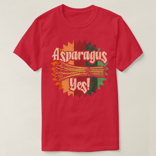 Asparagus Ja Gemüsegärtner 80 T-Shirt (Design vorne)