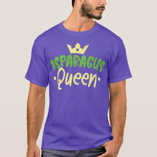 Asparagus Queen Garden Gemüses Gemüse Vegan T-Shirt
