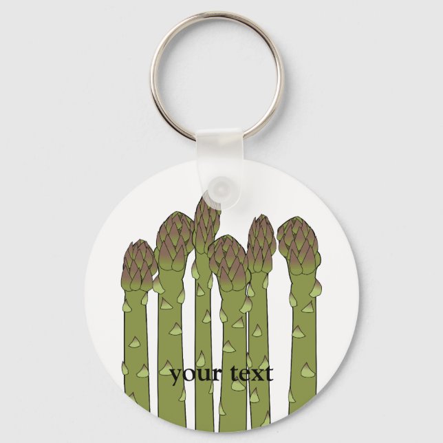 Asparagus Spears Gemüsegarne Schlüsselanhänger (Vorderseite)