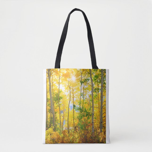 Aspen Bäume im Fall| Sierra Nevada Mountains, CA Tasche (Vorderseite)