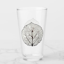 Aspen-Blatt-Skelett 1 Glas