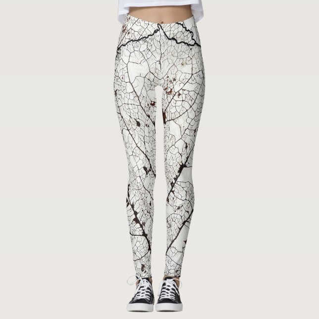 Aspen-Blatt-Skelett 1 Leggings (Vorderseite)