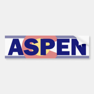 Aspen, Colorado-Autoaufkleber Autoaufkleber
