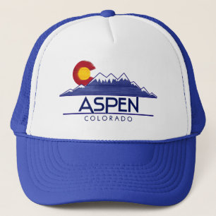 Aspen Colorado Holzhut Berge Truckerkappe