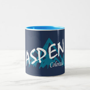 Aspen Colorado Mountains Zweifarbige Tasse