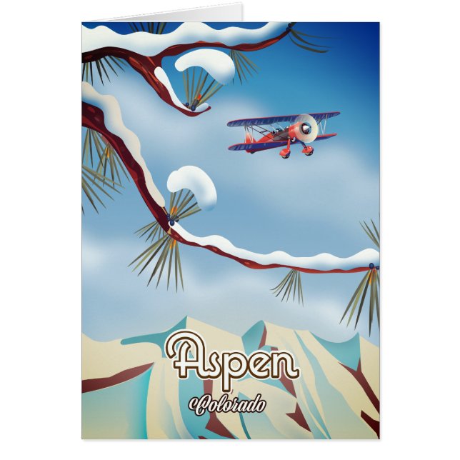 Aspen Colorado Reiseplakat (Vorne)