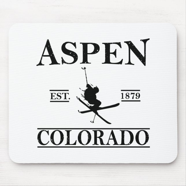 Aspen Colorado ski Mousepad (Vorne)