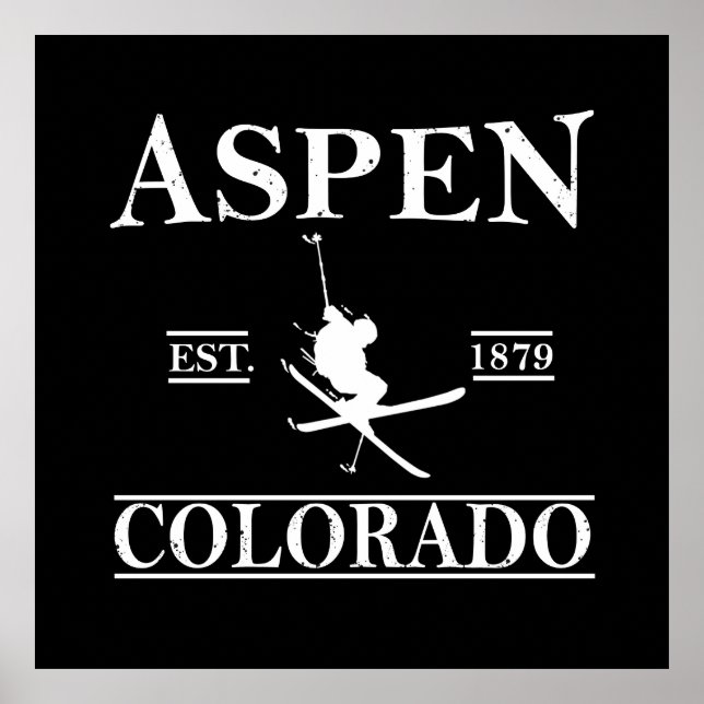 Aspen Colorado ski Poster (Vorne)