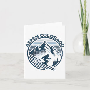 Aspen Colorado Ski Resort Winterski Karte