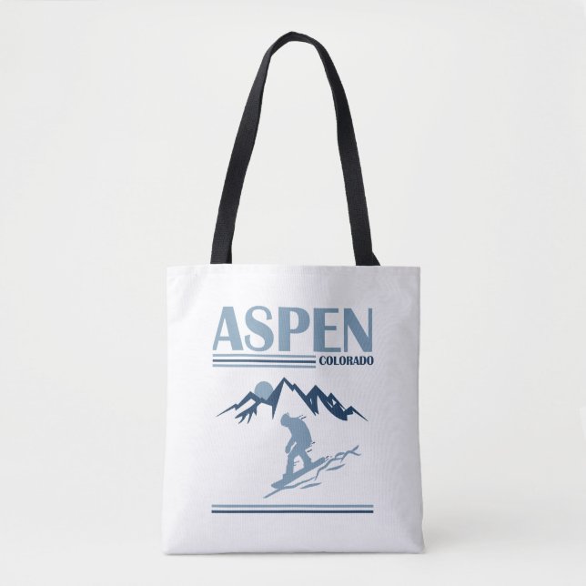Aspen Colorado Skiort Tasche (Vorderseite)