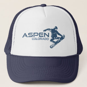 Aspen Colorado Snowboarder Truckerkappe