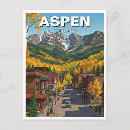 Aspen Colorado Travel Postkarte