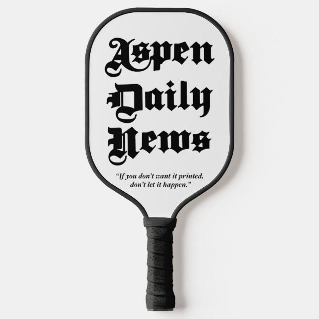 Aspen Daily News Paddle Board (Vorderseite)