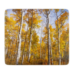 Aspen Groove Yellow Herbstlaube Schneidebrett