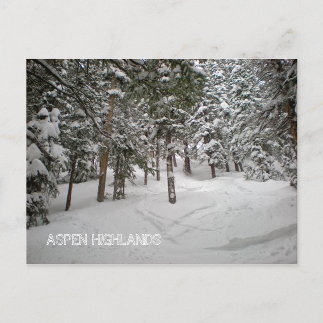 ASPEN HIGHLANDS POSTCARD POSTKARTE (Vorderseite)