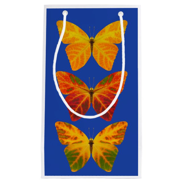 Aspen Leaf Butterflies Kleine Geschenktüte (Vorderseite)