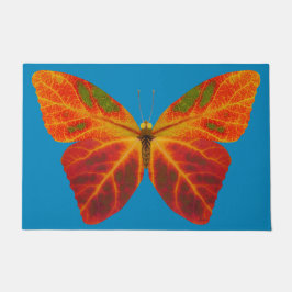 Aspen Leaf Butterfly 2 Fußmatte