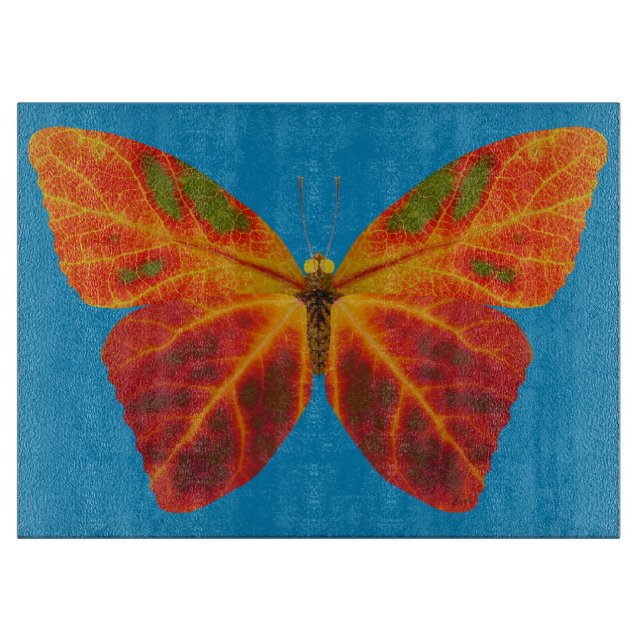 Aspen Leaf Butterfly 2 Schneidebrett (Vorderseite)