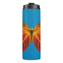 Aspen Leaf Butterfly 2 Thermosbecher