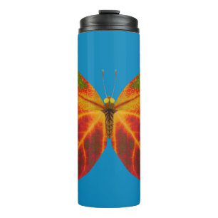 Aspen Leaf Butterfly 2 Thermosbecher