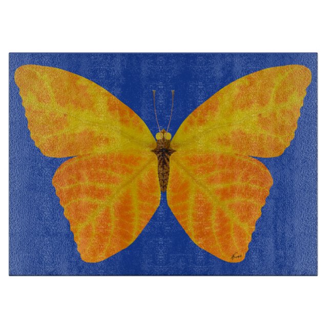 Aspen Leaf Butterfly 3 Schneidebrett (Vorderseite)