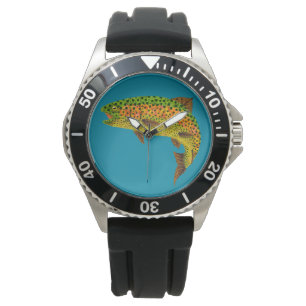 Aspen Leaf Regenbogenforelle 1 Armbanduhr