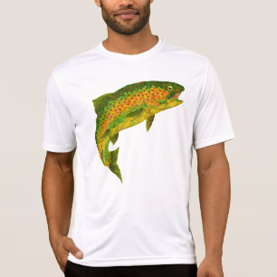 Aspen Leaf Regenbogenforelle 4 T-Shirt