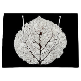 Aspen Leaf Skeleton 1 Große Geschenktüte