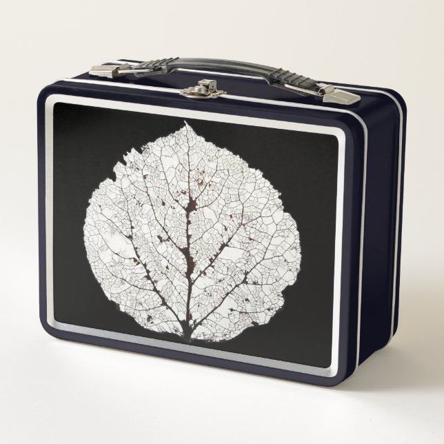 Aspen Leaf Skeleton 1 Metall Brotdose (Vorderseite)