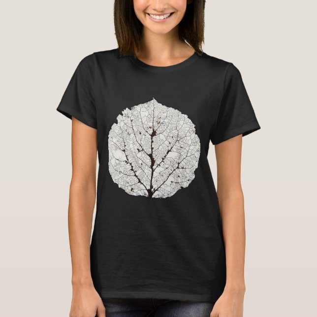 Aspen Leaf Skeleton 1 T-Shirt (Vorderseite)